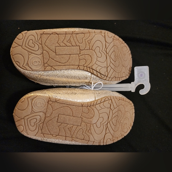 Toddler Girls' size 6 Gold Cellina Moccasin Slippers - Cat & Jack  Glitter - Picture 6 of 6